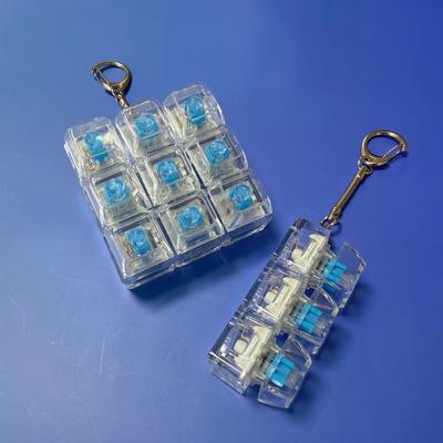 Кнопка Клавишный колпачок Палец Клавиатура 4/5 клавиш Декомпрессионный брелок Расслабляющая игрушка для сжимания Взрослый