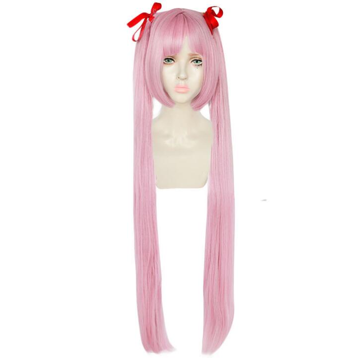 Аниме женский длинный парик косплей Danganronpa Utsugi Kotoko костюм Dangan Ronpa Another Episode термостойкие волосы ( Без головного убора )