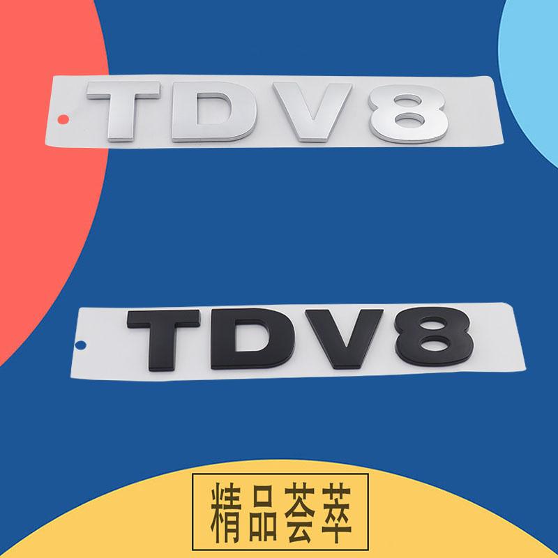 3D Премиум Буквы TDV8 для L405 Великобритания Англия Внедорожник Внедорожный автомобиль Капот Дверь Крыло багажник Задняя наклейка Эмблема Значок Наклейка