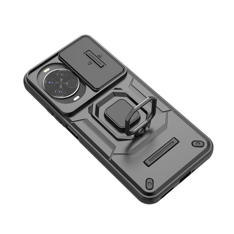 Magnetic Ring Holder Shockproof Armor Phone Case For Huawei Nova 14 Pro Nova14 Ultra 5G Slide Camera Protect Cover
