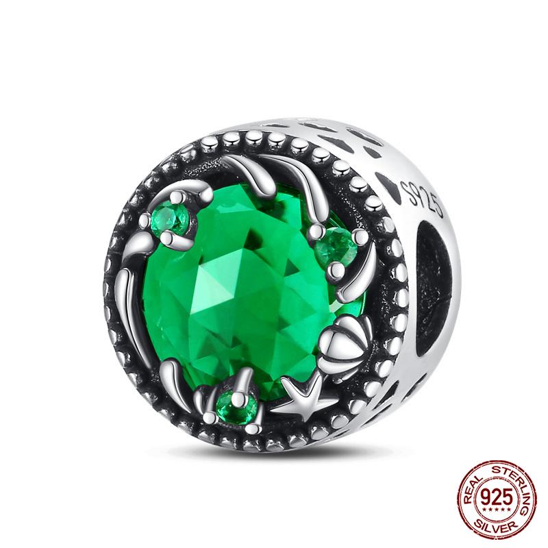 Серия Океан - Оригинальные Настоящие Медные Шармы Бусины Черепаха Краб Русалка Подходят Для Браслета 3 мм DIY Изготовление Подвеска