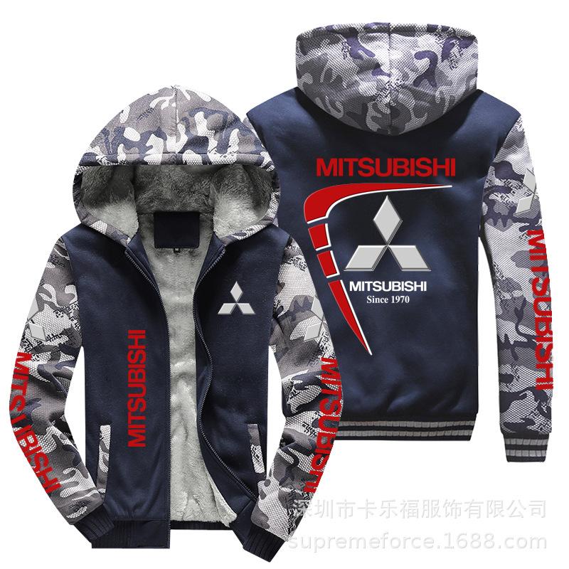 Hot Sale Men's European Size Hooded Sweater Jacket HUMMER Road Locomotive Motorcycle Fleece Hooded Sweater