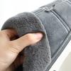Зимние теплые тапочки мужские замшевые в клетку короткий плюш домашняя обувь для мужчин нескользящие уютные бархатные водонепроницаемые меховые домашние мужские тапочки