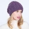 Оптовая продажа, осенне-зимняя теплая вязаная шапка для женщин плюс флисовые шапочки Skullies, уличные женские ветрозащитные термозимние шапки