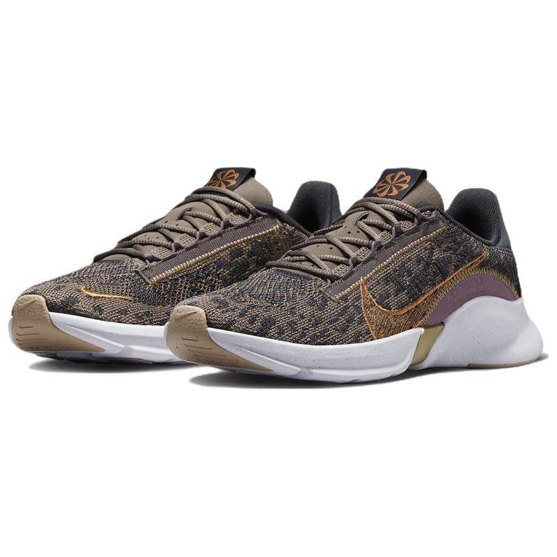 Nike Женские кроссовки SuperRep Go 3 Next Nature Flyknit Premium 'Оливково-серый металлик медный' DQ4679-001