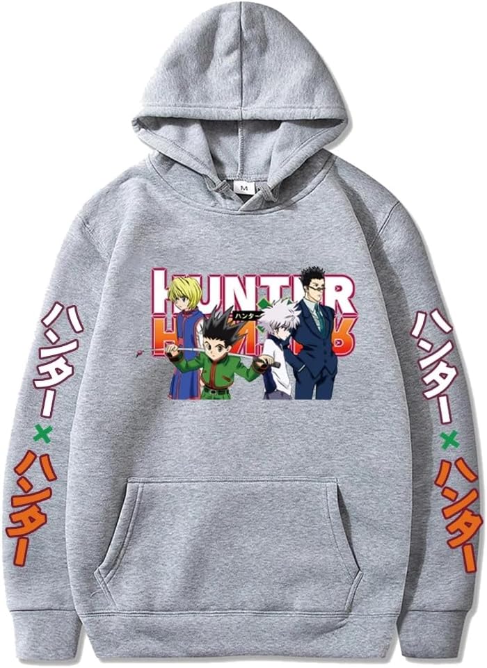 2024 Hunter X Hunter Худи с капюшоном Аниме Худи Флисовая Уличная одежда Свитшот Оверсайз Одежда Свитер Пуловер Мужчины Женщины