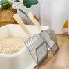 Cat Litter Scoop, Solid and Durable Kitty Metal Scooper, Stainless Steel Sifter with Handle, Included Stainless Steel Hook