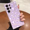 Чехол с принтом фиолетового леопарда для Samsung Galaxy S25 S24 Ultra S23 S22 S21 S20 FE Plus, мягкий защитный чехол из ТПУ