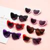 Cute Vintage Heart-Shaped Heart Sunglasses Glasses Kids Sunglasses Toddler Sunglasses