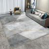 Modern Decorative Rug for Living Room Geometric Antiskid Sofa Tables Mat Flannel Soft Bedroom Cloakroom Carpet Machine Washable