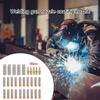 Pack of 30 Metal MIG Welding Torch Nozzles with Heat Dissipation Design and Durable Coating for TIG 15AK MAG Compatibility