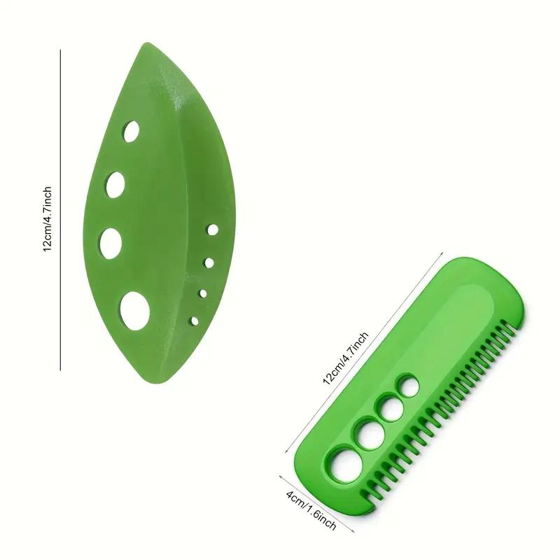 Листорез, пластиковый кухонный овощной листорез, листорез для листовой капусты, мангольда, листовой капусты, тимьяна, базилика, розмарина