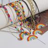 Rainbow Crystal Friendship Multi-Layer Necklace for Couples