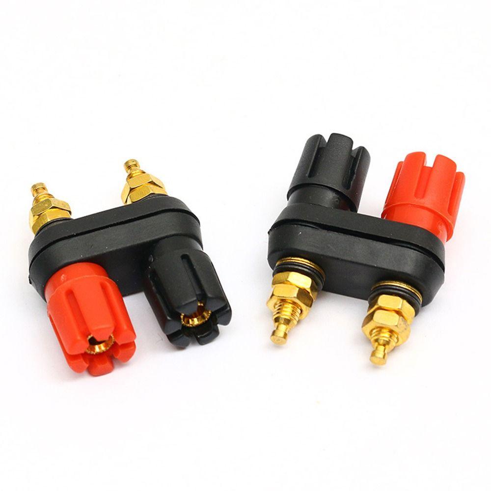 Binding Post Banana Plugs Couple Terminals Audio Amplifier Terminal Double Banana Socket