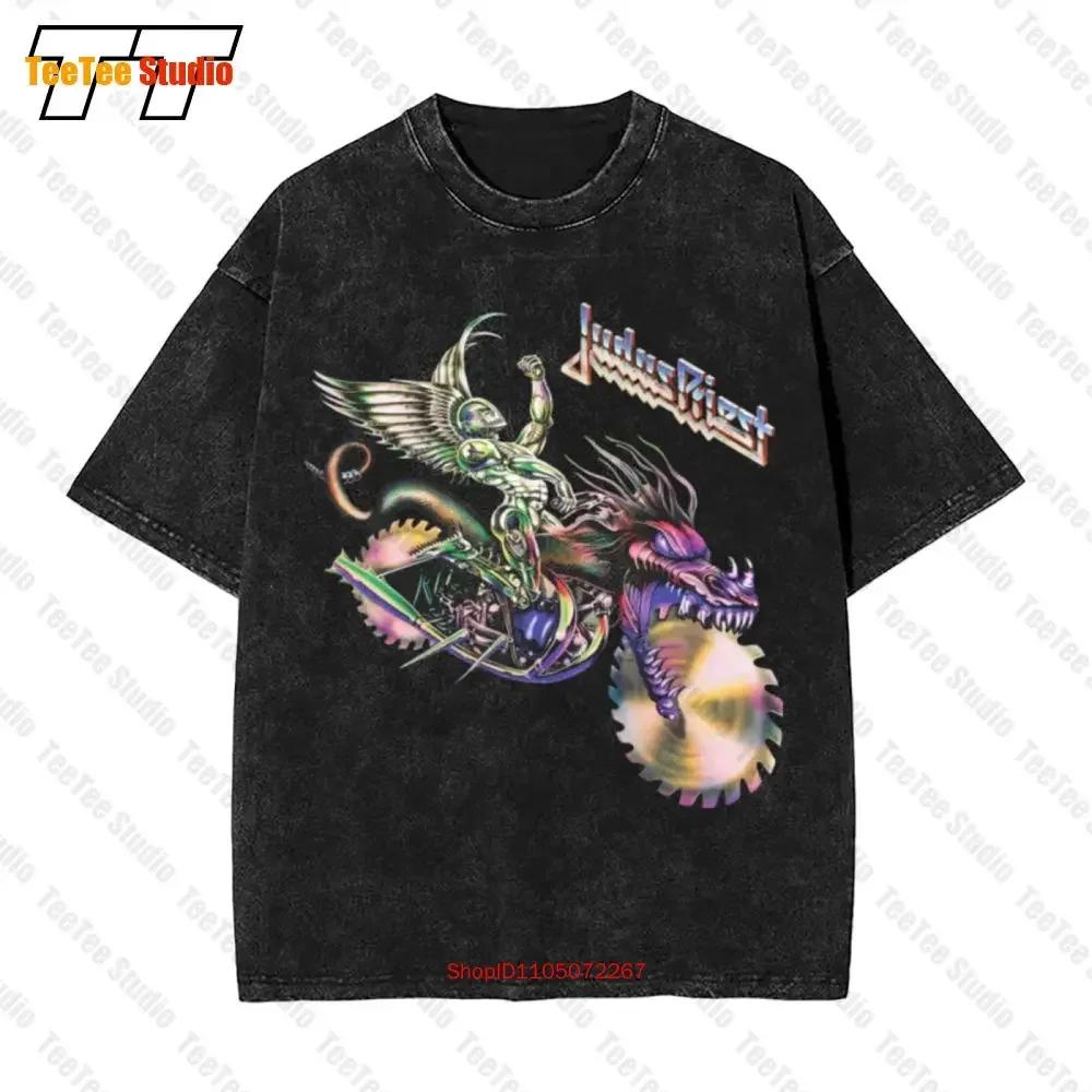 Vintage Judas Priest Painkiller Black Vintage Oversized T-Shirt Great S 5Xl 9BG6