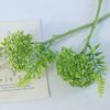 3PCS Plastic Artificial Oat Fruit Green Colorr Faux Oat Stems Green Plastic Flowers  Wedding Floral