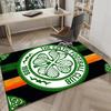 Cel-tic Football Club Crest Printed Area Rug for Office, Chair Rug, Decorative Carpet Floor Mat, Large Size Fan gifts Christmas gifts