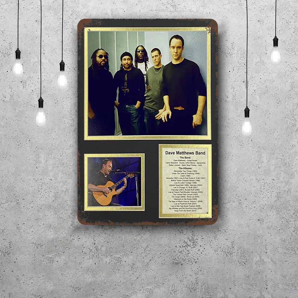 dave matthews band Metal Signs wall decor Vintage Tin Signs Captain Metal Poster Decor for Bar Pub Club Wall Decoration