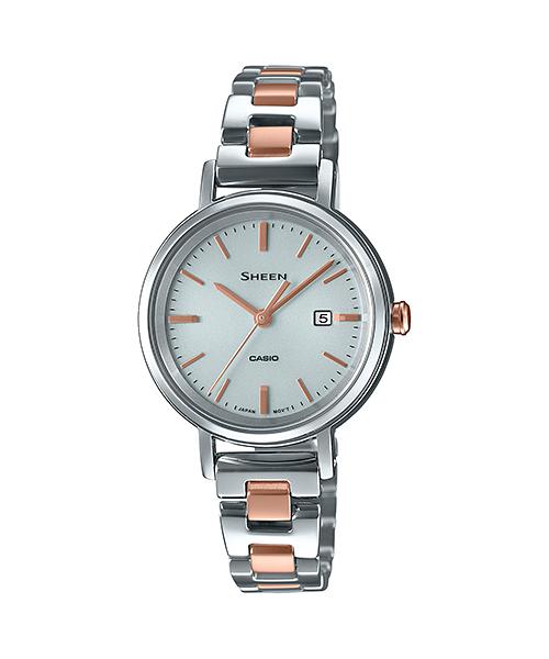 Casio Men's Stainless Steel 50M Water Resistant Analog Quartz Watch SHS-D300SG-7A