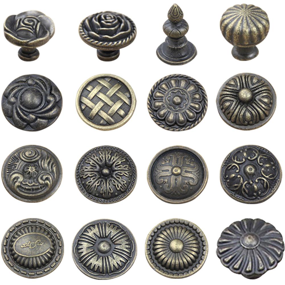 Винтажная бронзовая ручка для шкафа, мебельная ручка, кухонная ручка