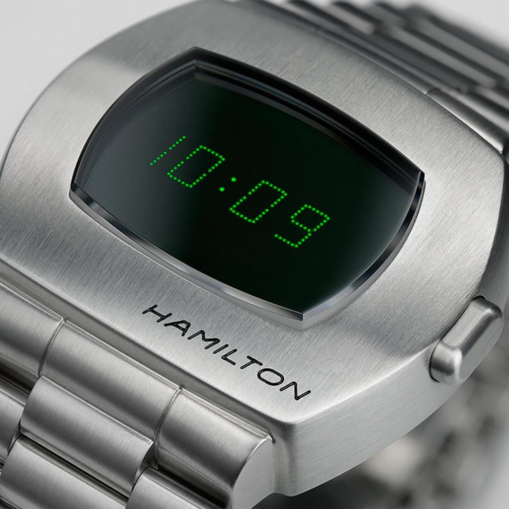 [Hamilton] H52414131 American Classic PSR Digital Quartz 40.8mm X 41.7mm Silver Men's Watch