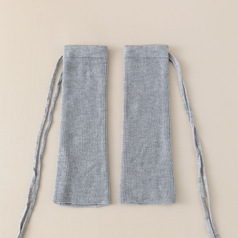 Японский стиль JK Носки-шнурки с ремешками, носки-гольфы, гетры, Утягивающие носки до колена, Осень-Зима, Микро-расклешенные гетры, Теплые вязаные, Свободная посадка