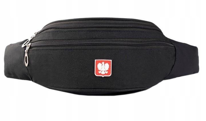 Sports waist bag with a patriotic emblem