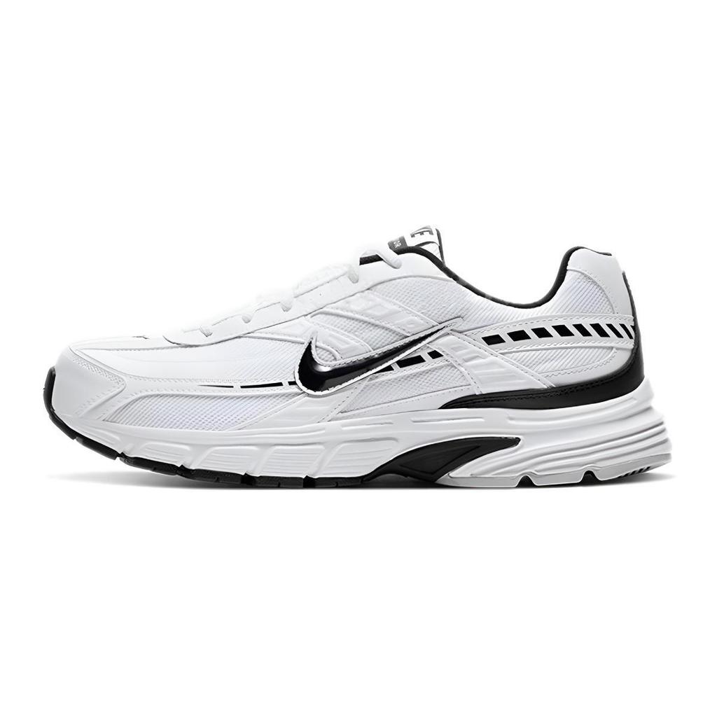 Nike Initiator Low top Casual City Commuting Running Shoes Men's Black White Gray 394055-100(Team47-InBOX)