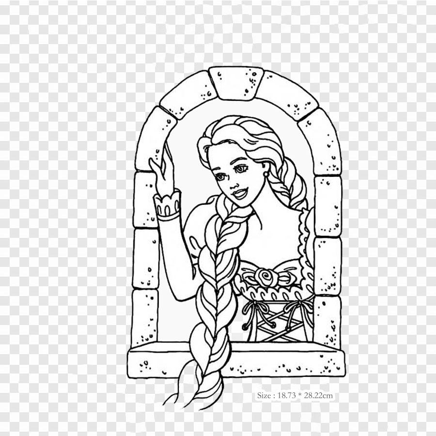 Desenhos Infantis Para Colorir Rapunzel Gothel Rapunze Iron On Heat Transfer Printing Vinyl Patches Sticker for Clothes DIY Appliques Washable Patches