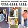 Набор инструментов для дверных экранов, простой в использовании, переносной, зажимы для установки экрана с шлицем для экрана, набор для снятия дверных крючков