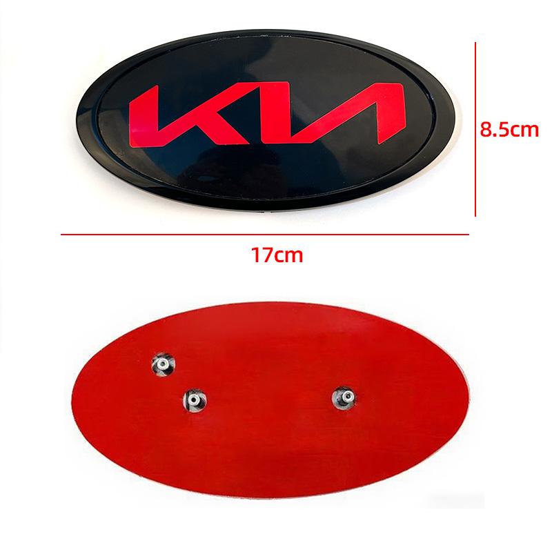 AABIW1 Car Front Gril Rear Trunk Emblem Sticker Accessories For Kia GT-Line Sportage Ceed Rio Picanto Sorento Soul Cerato Venga K9 Niro
