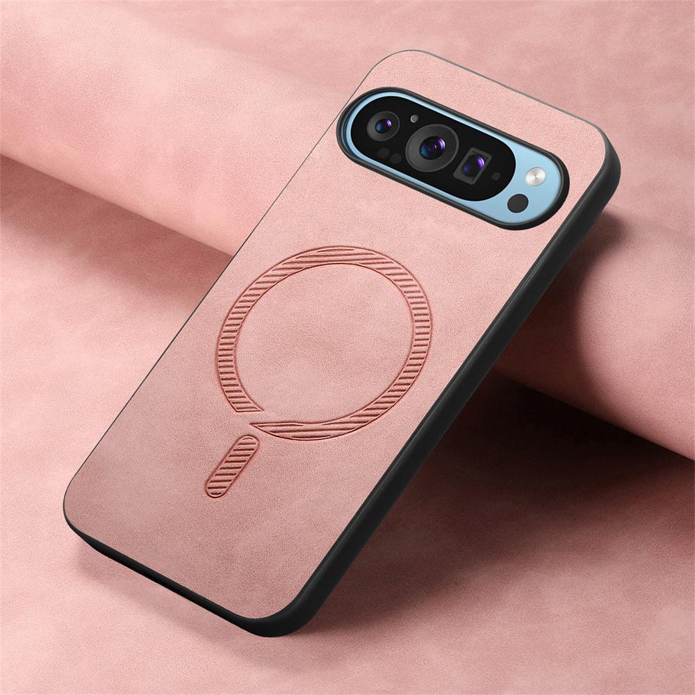 Магнитная Беспроводная Зарядка для Матового Чехла Для Google Pixel 9 8 7 Pro XL 8A 7A G PU Кожа Pixel 10 9 Pro XL 9A Чехол