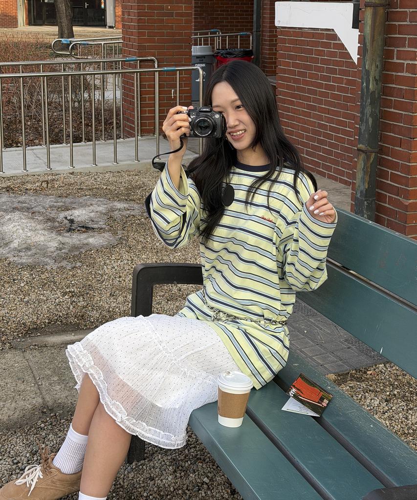 JUCYJUDY Multi-Stripe T-Shirt J1Ts020G