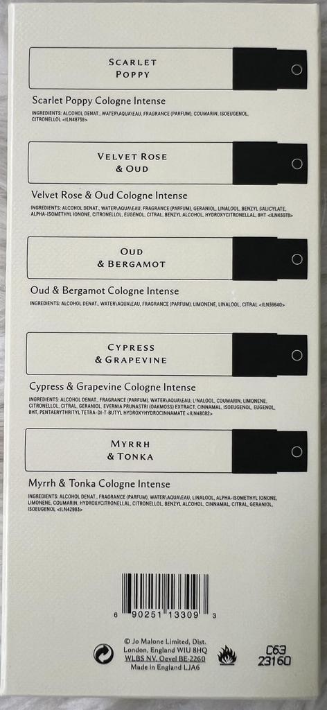 Jo Malone Cologne Incense Discovery Collection 1