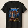 Графическая футболка унисекс FireHouse Band с пламенем и фото рок-группы BT2021