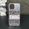 Камуфляжный Чехол для Телефона с Узором Буквы SWAG Для Samsung Galaxy S26 S24 S25 S23 Ultra S22 S21 S20 Plus FE A54 A55 Ударопрочный Чехол