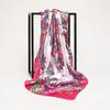 Spring and Autumn Women's Cashew Print Square Scarf Fashion Commuting Versatile Headscarf Stained Rose Square Scarf