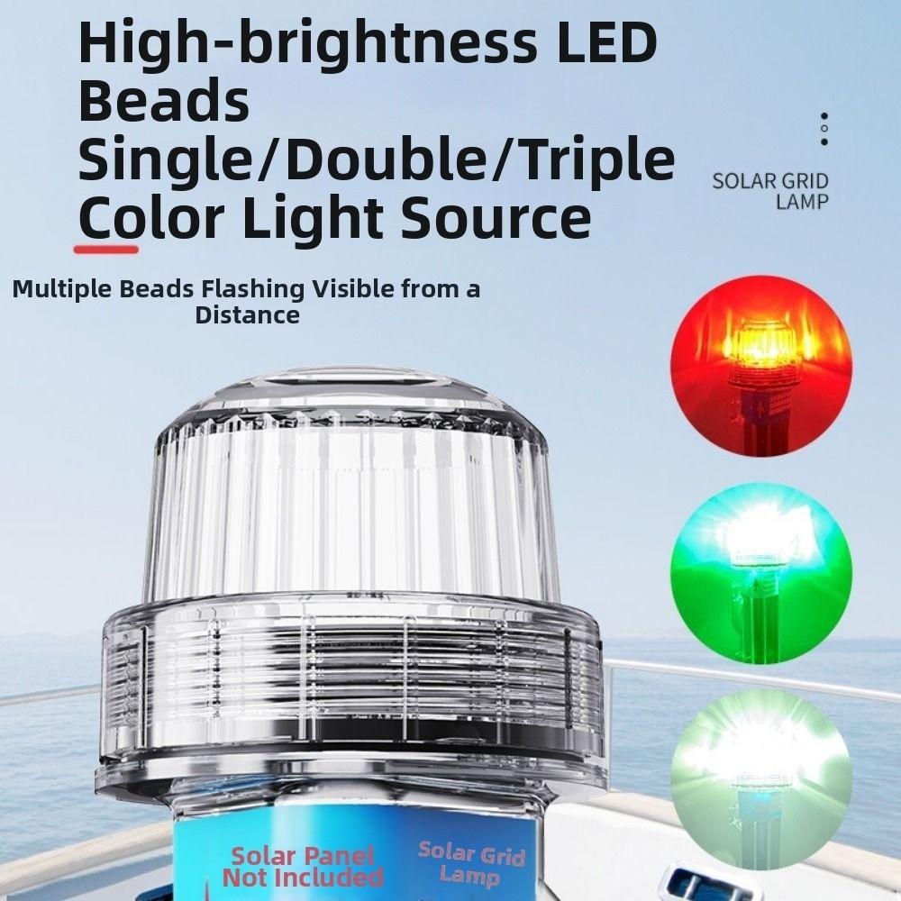 Tricolor Light Ship Warning Light Waterproof Navigation Signal Light  Marine Outdoor