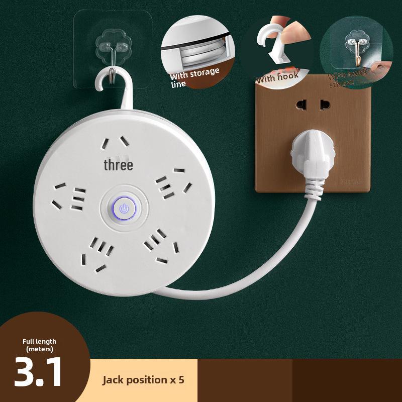 Умная розетка с несколькими отверстиями и USB-ночником для дома и офиса