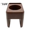 Convenient Salon Storage Tray Chair Armrest Tray, Hair Organizer with Phone/Cup Holder, Plastic Equipment Beauty Side Table for Customer Personal
