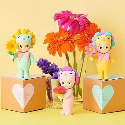 Sonny Angel В наличии Купидоны Ручная кукла Цветочный подарок Коллекционные фигурки Кукла Милая Таинственная Игрушка-сюрприз Аниме Модель Подарки