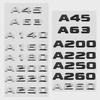 Car Tailgate Sticker Rear Trunk 3D Letter Emblem Badge for Merced-es Ben-z A Class A45 A63 A140 A160 A180 A200 A220 A250 A260