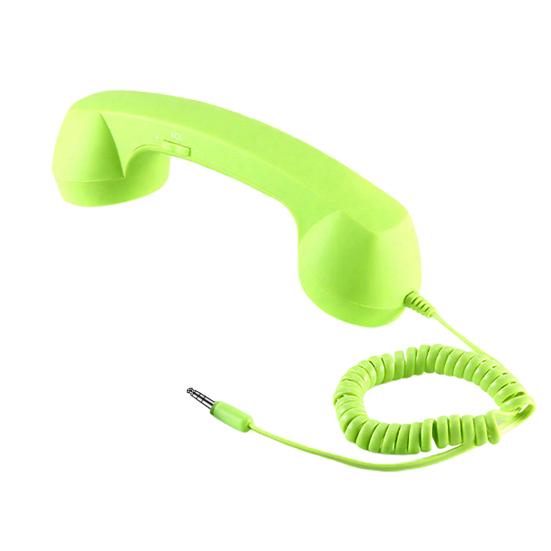 Retro Phone Handset Cellphone Smartphone Receiver Microphone Speaker Universal Old Telephone Handset with Type-C 3.5MM Socket