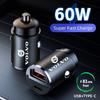 Car Charger USB Type-C Fast Charging Power Adapter For Volvo XC90 XC60 C30 T6 S60 C70 XC40 V40 XC70 V70 V60 V50 S80 S40 V90 S90