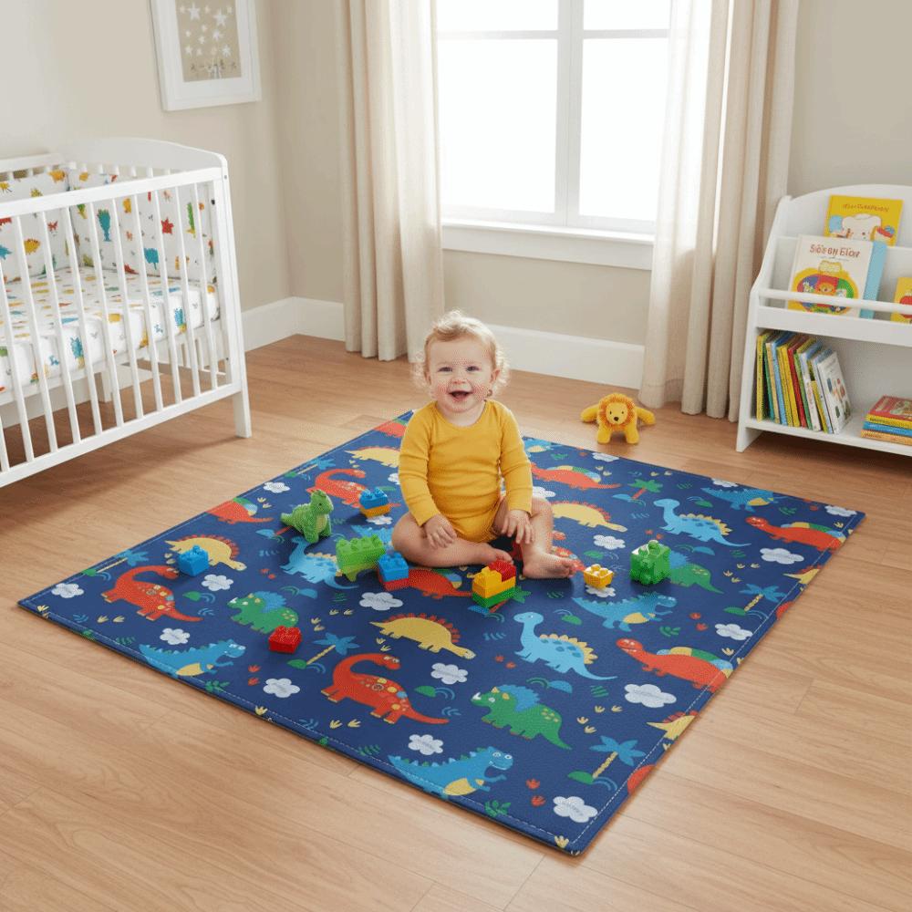 Portable Non-Slip Mat Large Size Children's Play Mat Waterproof Floor Mat Baby Feeding Time