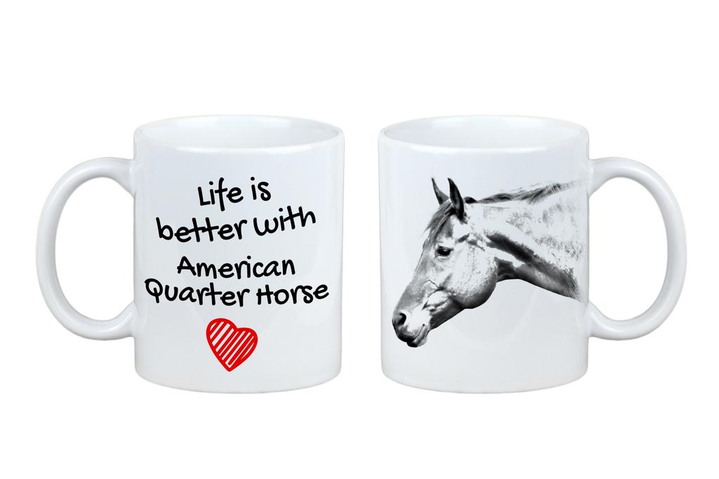 American Quarter Horse – Mug with a horse, mug with a photo | Art-Dog