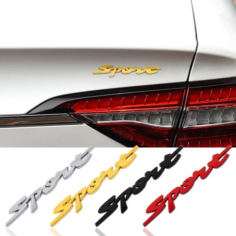 Металлические 3D наклейки на автомобиль, наклейка с надписью, логотип, эмблема, значок, наклейка на кузов автомобиля, для гонок, спорта