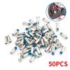50 шт. Болты для крепления ролика заднего переключателя M5, Винт заднего направляющего колеса велосипеда, Велосипедные запчасти