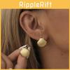 Gold Shell Fashionable Earrings For Women Simple And Design Elegant