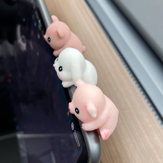 Миниатюрное украшение в виде животного из смолы, лежащая фигурка животного, коллекционное украшение в виде медведя панды коалы